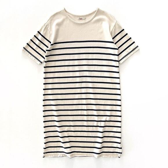 Faherty Dresses & Skirts - Faherty Cayman Stripe Crewneck Tee Dress Size Small